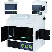 Dark Box UV Ultraviolets Analyzer, Lamp Cabinet Ultraviolet Analysis, Tester Fluorescence Detector with Observation Window, Adjustable Lighting Angle, Easy to Operate