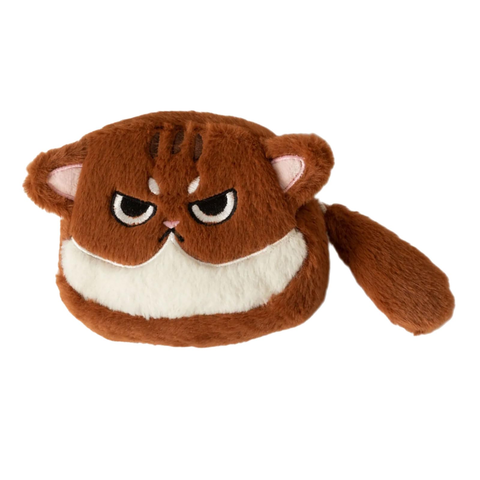 Xjdzineq Cats Shaped Coin Purse Small Wallet Cosmetic Items Bag Change Purse Plush Pouches with Zippers Makeup Bag for Womens Cats Pouches