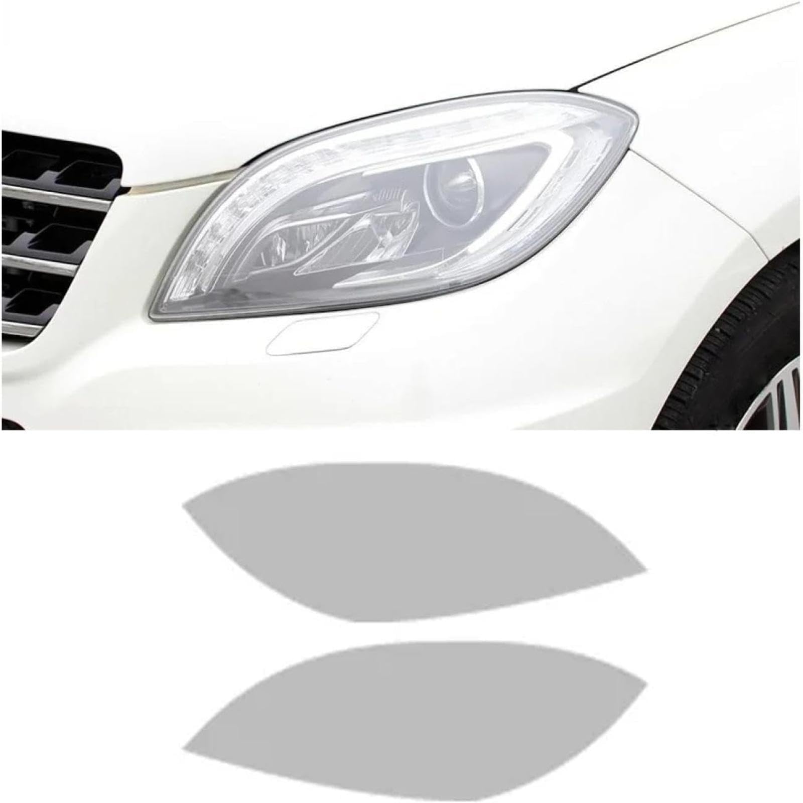 Teinte de phare avant de voiture film protecteur TPU Benz ML W166