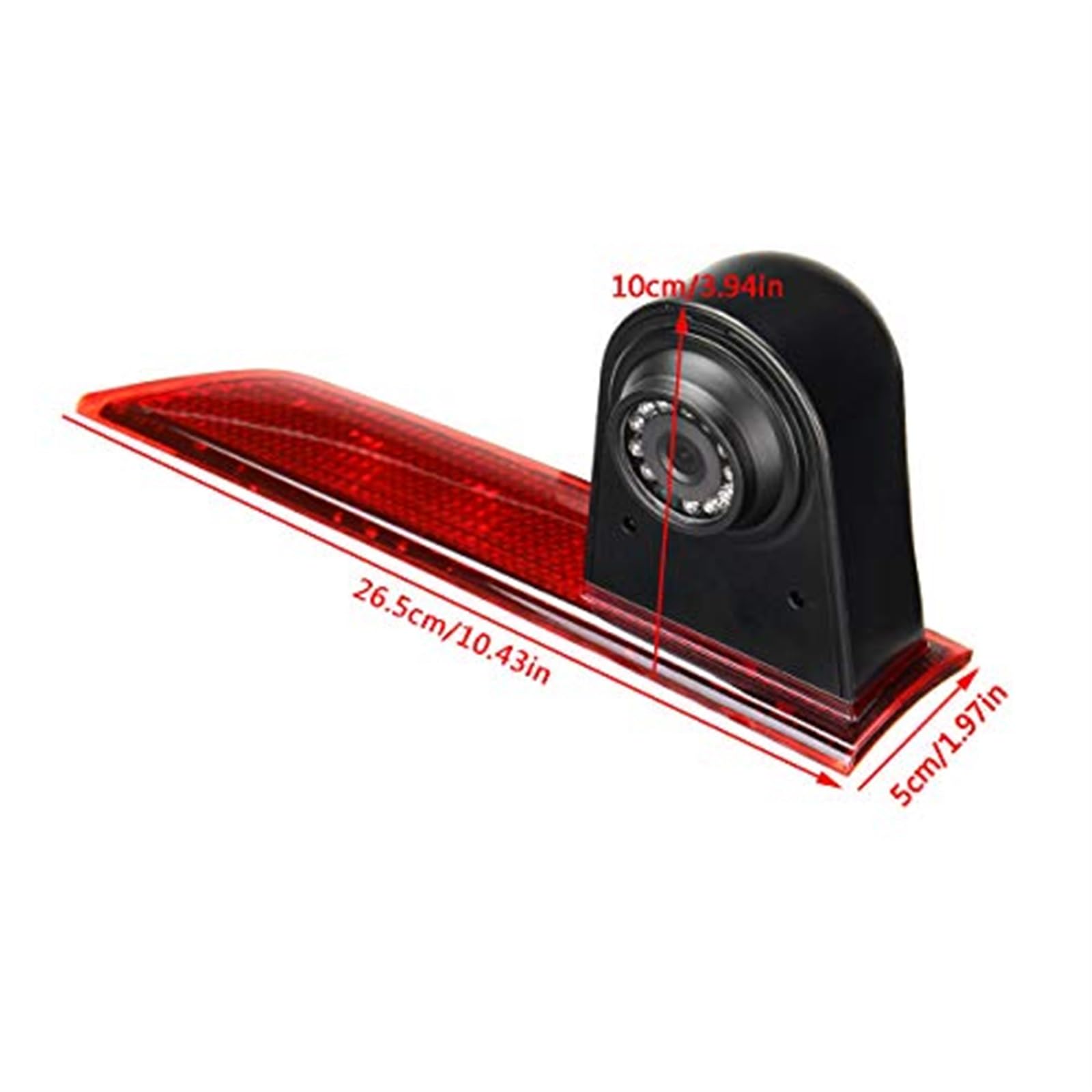 Kamera HD 720P 3. światło hamowania Wymiana świateł stopu +5.0 Monitor Transporter, dla Forda, Transit Custom V362 2012-2018 tylnego światła Kamera tylnego światła stopu samochodu