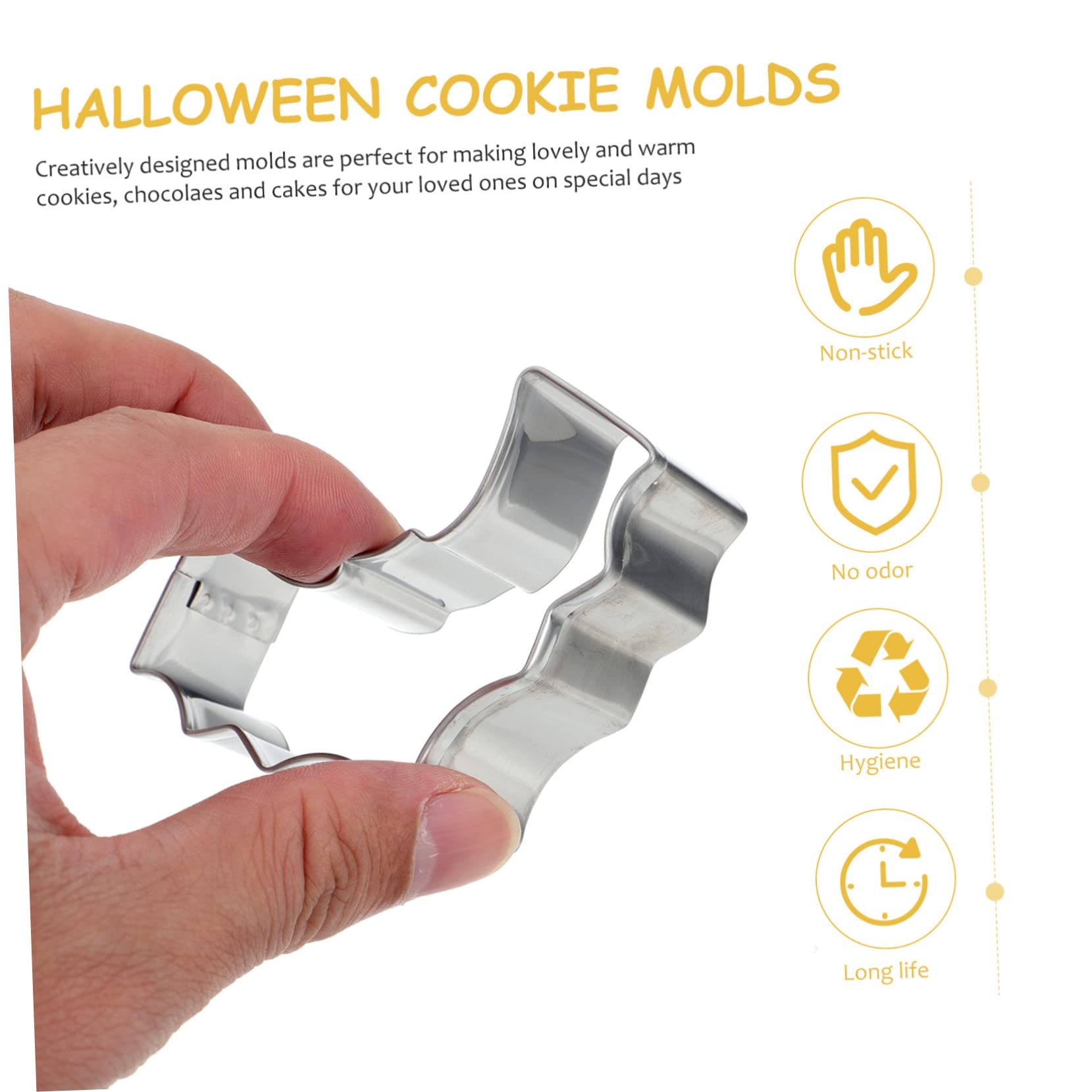 Ciieeo 3 Ensembles Moule À Biscuits Plaque Tournante Moules À Biscuits D'halloween Bricolage Outillage Outils De Bricolage Gadgets De Cuisson Sur Le Thème D'halloween Silver 9 Pièces * 3