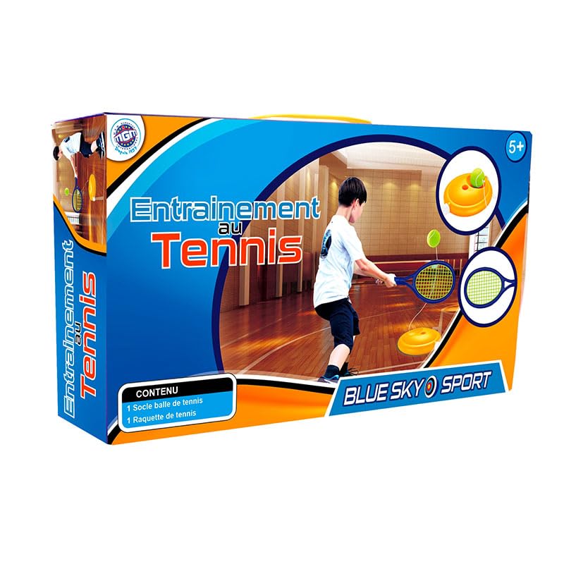 Set 2 Raquettes Tennis Enfant - Jeu Plein Air - 3 Ans Et Plus - Avec Balle Mousse