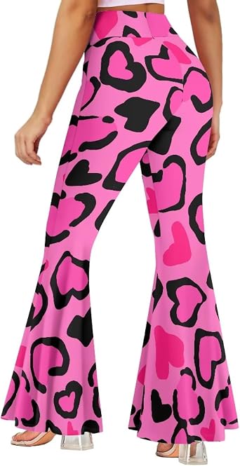Leggings for Women Plus Size Yoga Pants, Buttery Soft Bell Bottom Palazzo, Skin-Friendly and Stretchy Slim-Fit