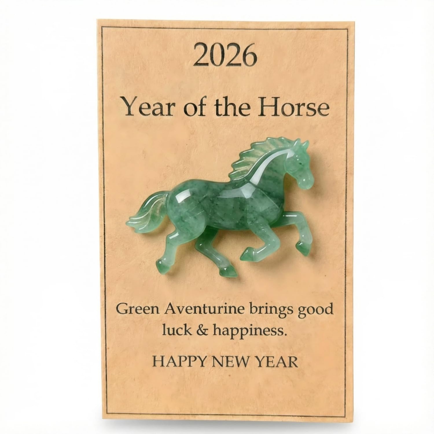 Amazon.com: Vevogem 2026 Year of The Horse Lucky Crystal Figurine