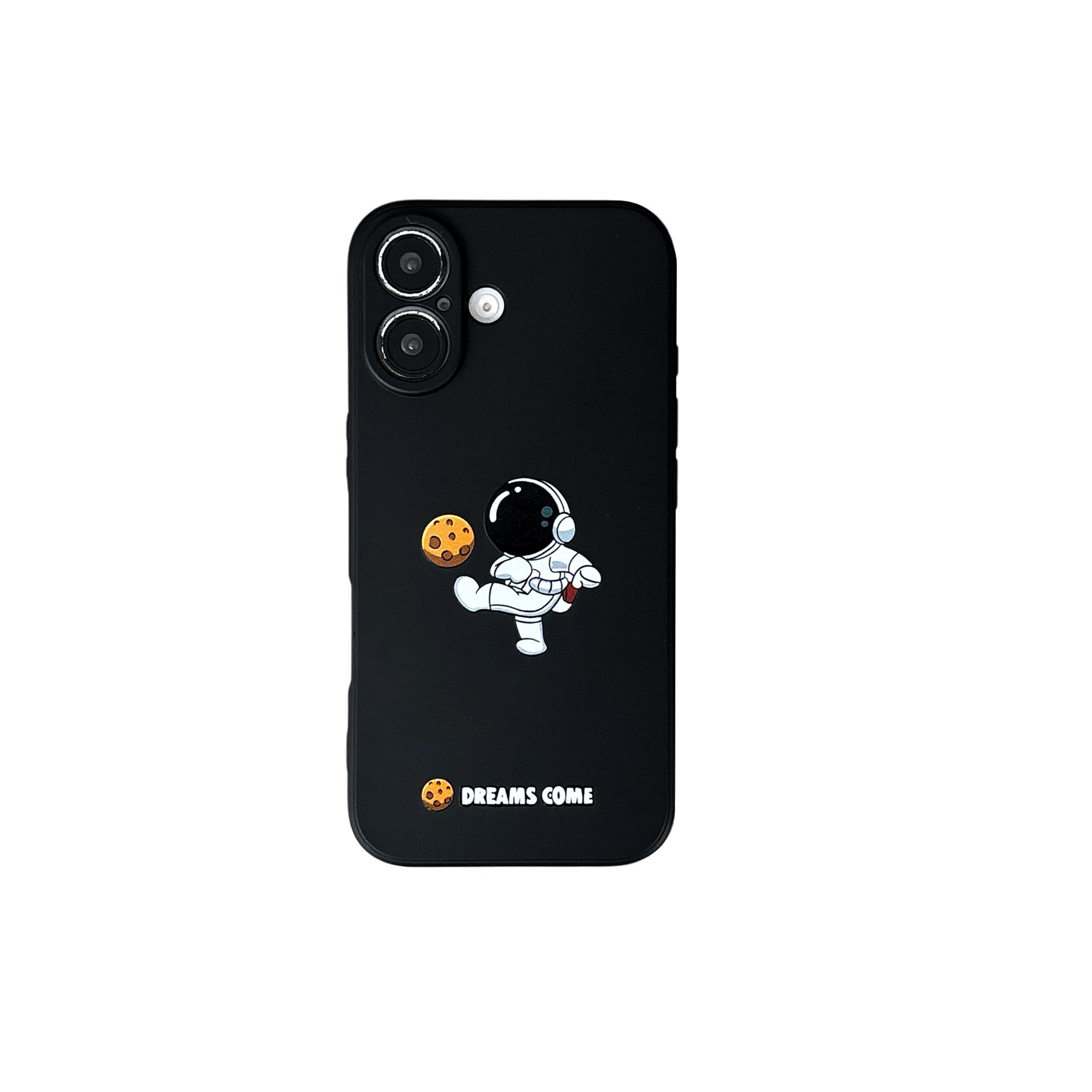 Yonds Queen Bonita funda para iPhone 16, diseño de astronauta espacial planeta y luna elegante y suave TPU a prueba de golpes antideslizante funda protectora (iPhone 16, planeta)