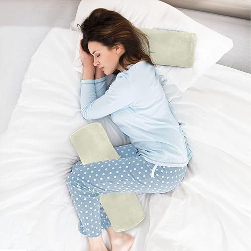 Miniatura 6 de Beige Neutral Color Sólido Liso Redondo Cervical Rodillo Almohada Almohada Cuello Rodillo Almohada Soporte Pequeñas Almohadas Redondas Almohada