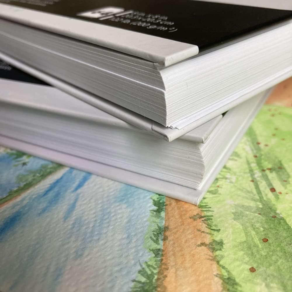 tumuarta Mixed Media Sketchbook,9x12", 120LB, 200GSM, 64 Sheets 128 Pages, Hardbound, Mix Media Paper Pad for Use As Marker Pad,Drawing pad and Travel Notebook with Watercolors, Pencils, Markers : Arts, Crafts & Sewing