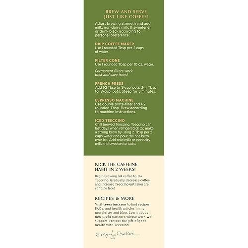 Vista 13 de Teeccino. Café alternativo de hierbas de achicoria