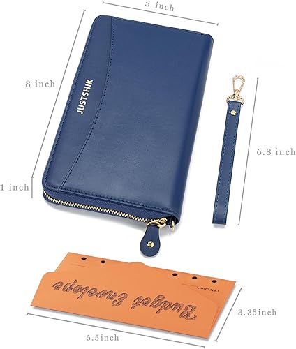 Miniatura 3 de Cash Envelope Wallet Budgeting System with 12 Budget Envelopes,Budget Wallet Envelope System Wallet for Cash Budgeting New