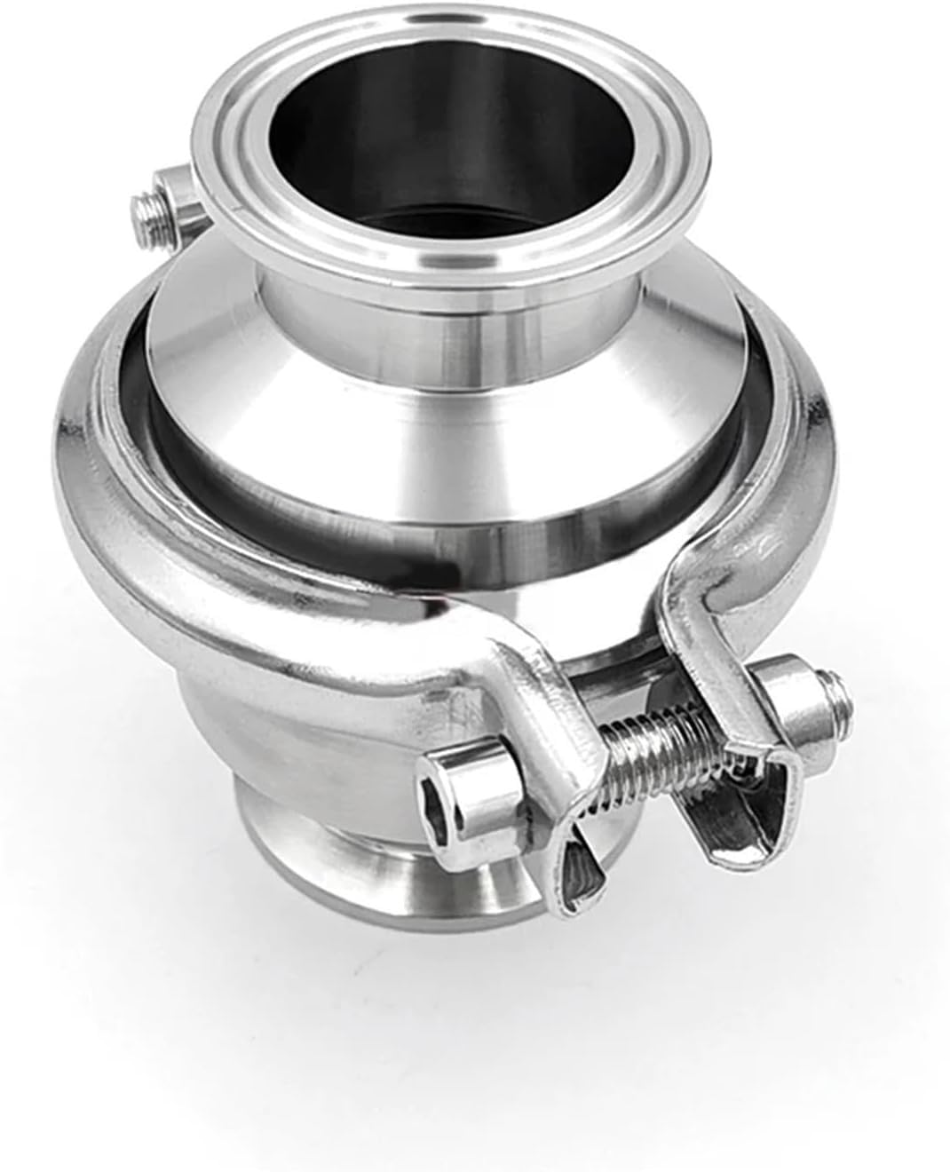 Zawór zwrotny Tri Clamp ze stali nierdzewnej 304 - zawór jednokierunkowy do rur 3/4'' do 3'', 1 szt.(63mmx77.5)