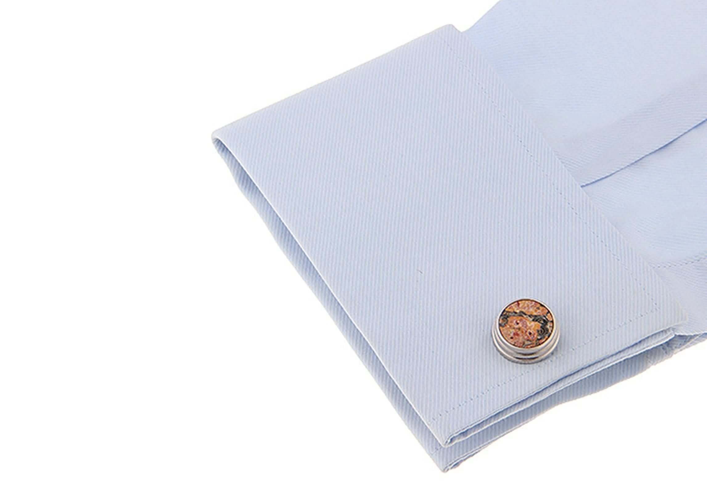 Gemelos únicos, para el día de la boda, para novio, cobre, mármol, patrulla clásica, accesorios de camisa de esmoquin para padrinos de negocios, regalo del padre, Sin piedras preciosas