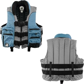 Body Glove Angler Fit Unisex Adult Life Jacket Nylon Fishing Life Jacket - Coast Guard Approved, High Mobility PFD, Lightweight Buoyancy Foam, Universal and Oversize