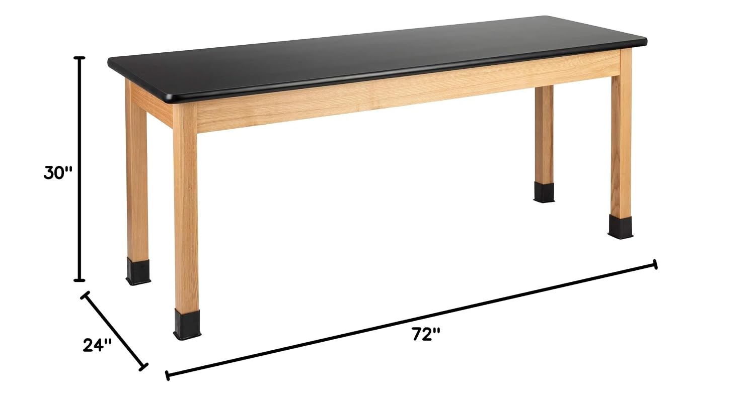 Learniture Science Lab Table w/High-Pressure Laminate Top (24" W x 72" L)