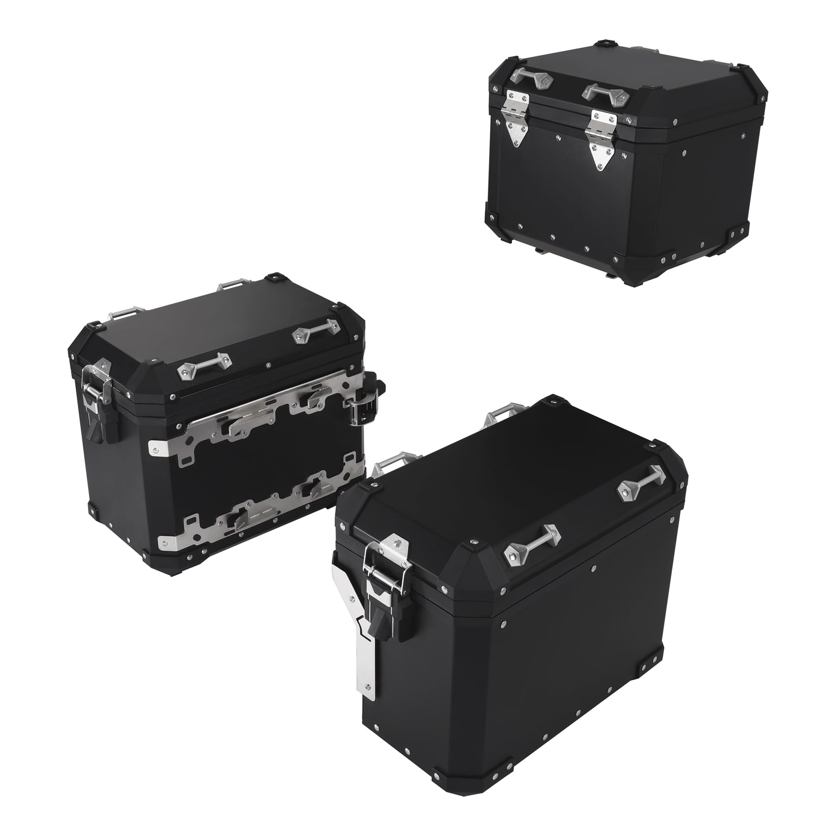 TCMT Bagażnik Top Box sakwy boczne pasuje do BMW R1200GS 2013-2018 R1250GS 2019-2024 F850GS 2017-2022 F900GS 2023-2025