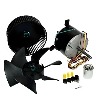 20370K Fan Motor Kit - for Dometic Air Conditioning Heating 3108706.916 - RV Air Conditioner Condenser Motor Kit