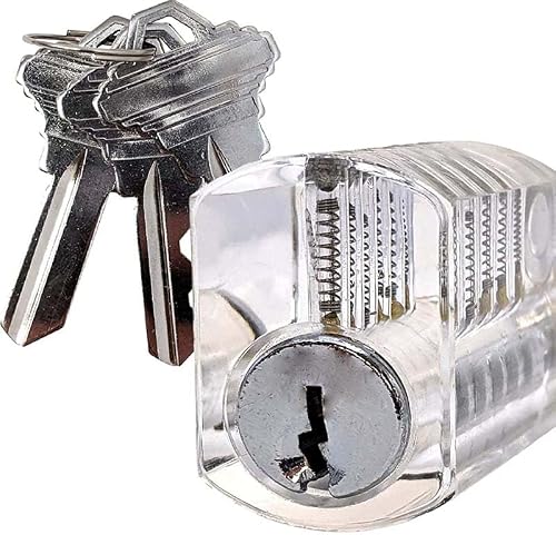 Varspo Transparent Practice Padlock for Locksport
