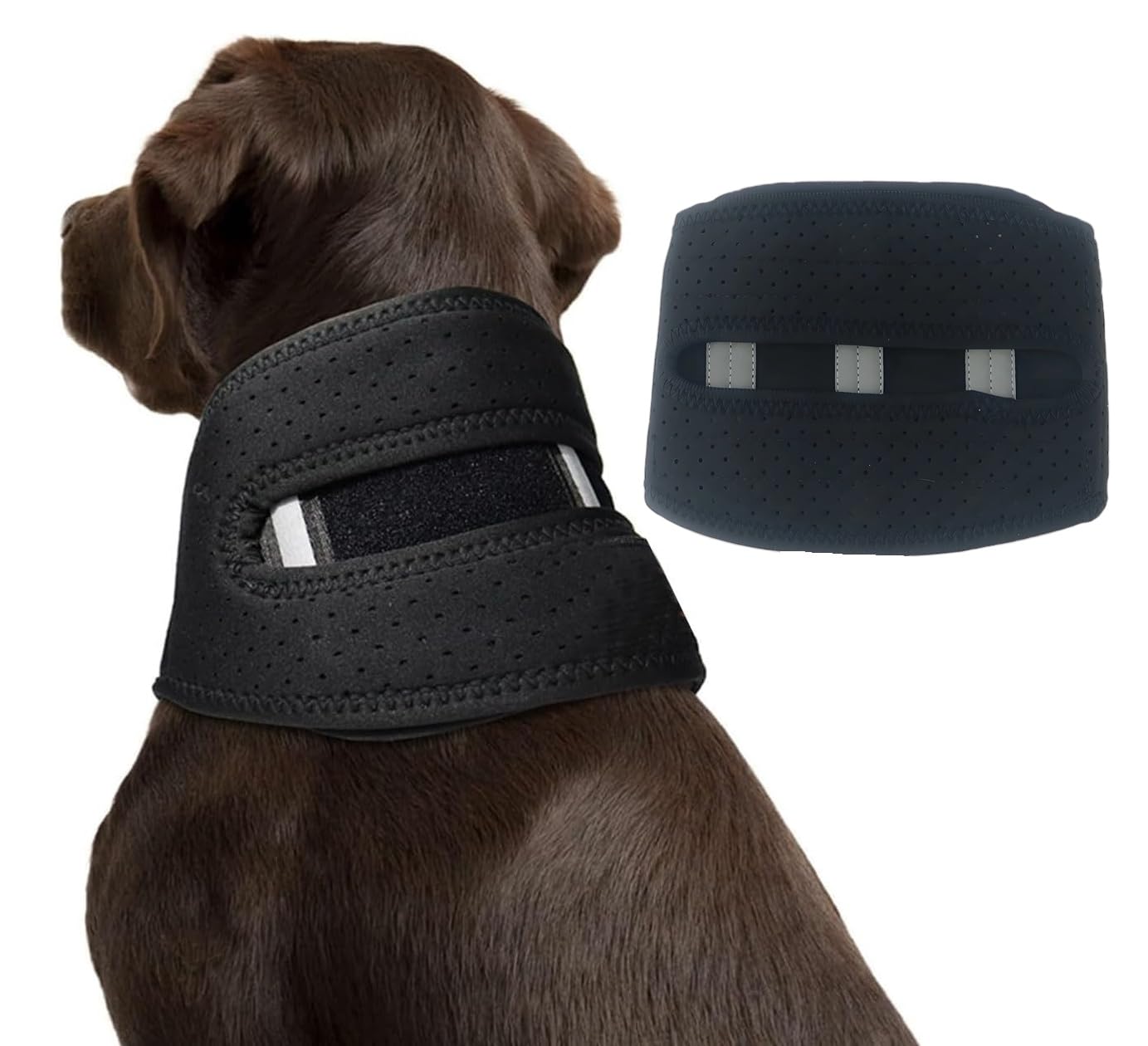 Collar cervical para mascotas para aliviar el dolor de perros y gatos, envoltura canina que protege heridas y cura, debido a la artritis y lesiones, soporte cervical ayuda a recuperarse de