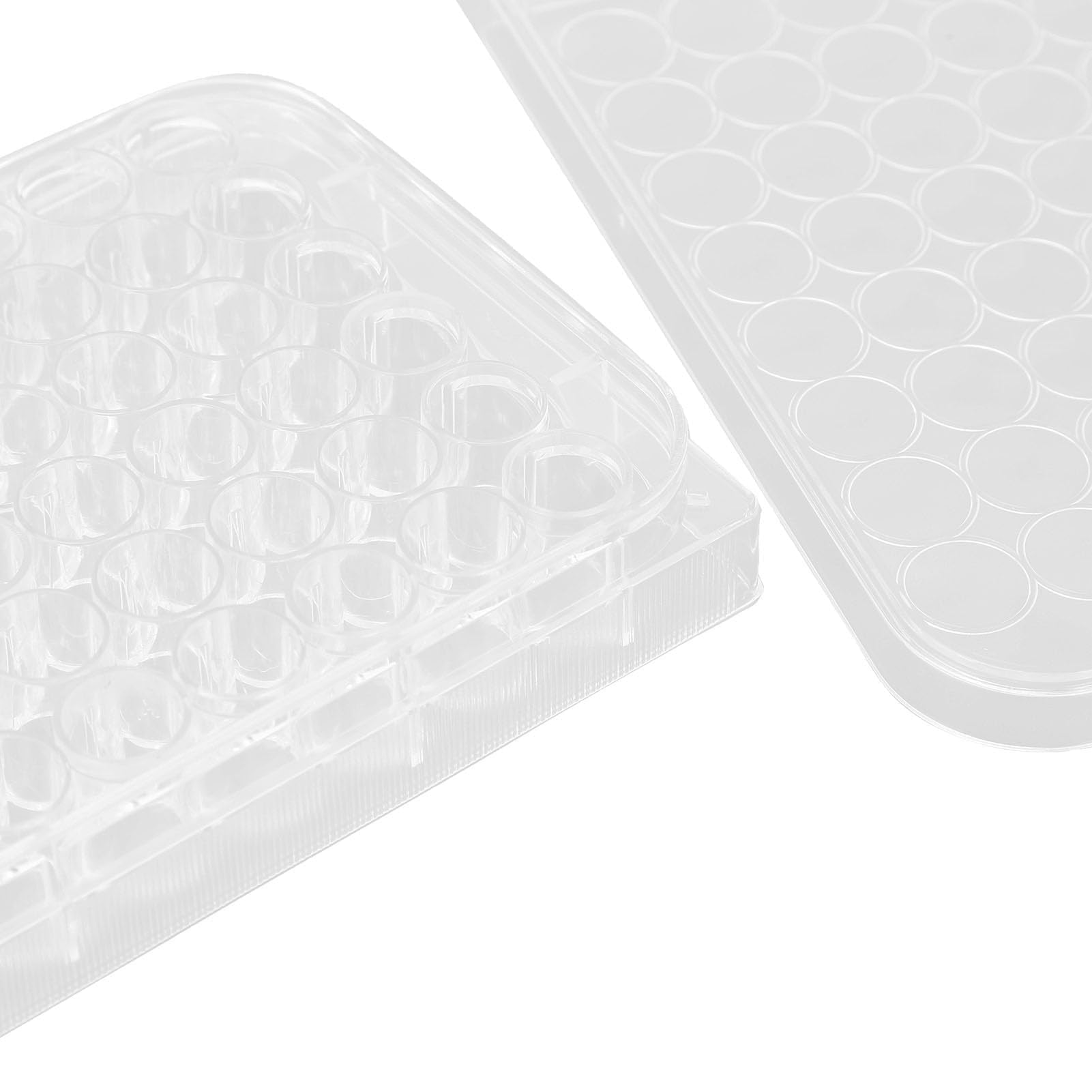 10 Stück Gewebekulturplatte 6 Well, Polystyrol, Sicheres Material, Gleichmäßige Dicke, Hochtransparent für den Laborbiologieraum (48 Nun ja)