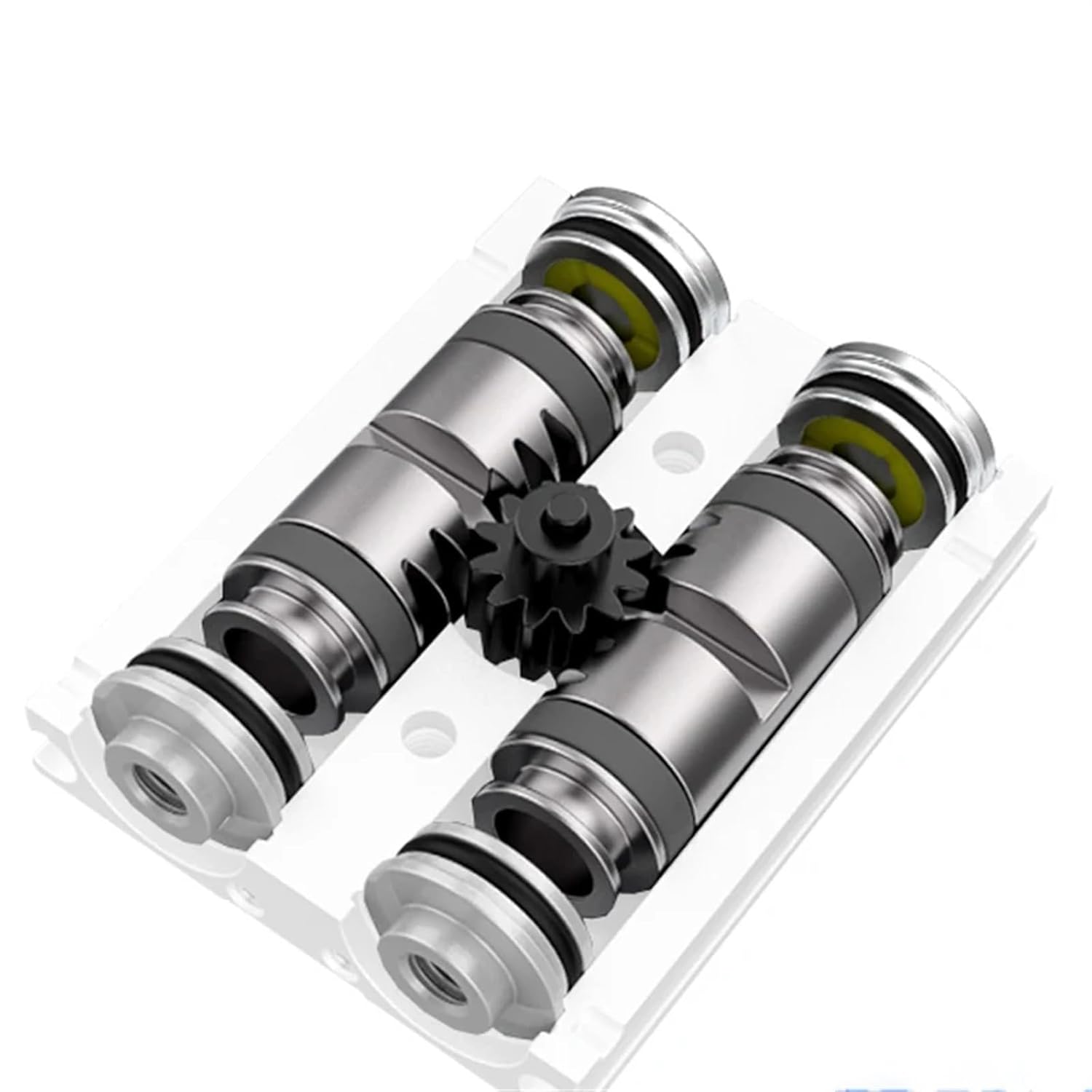 Low Profile Pneumatic Cylinder Air Parallel Gripper Force Cylinder MHF2 8D MHF2 10D MHF2 12D MHF2 16D MHF2 20D Pneumatic Gripper(MHF2-16D1)