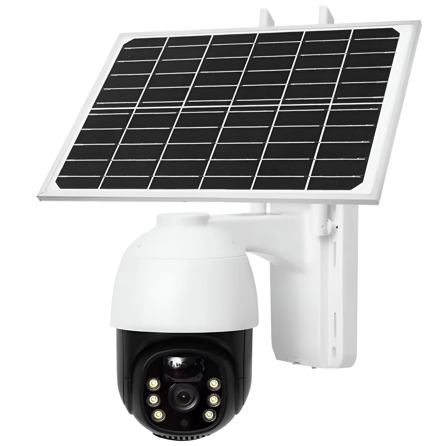 GIGALUMI Solar 4G CCTV Single Camera with 7W Panel 5MP & 10W Battery Water-Resistant Automatic On/Off Motion Sensor Solar Security Cam for Garden Parking Garage Basement Farms (Pack of 1, White)-image-9
