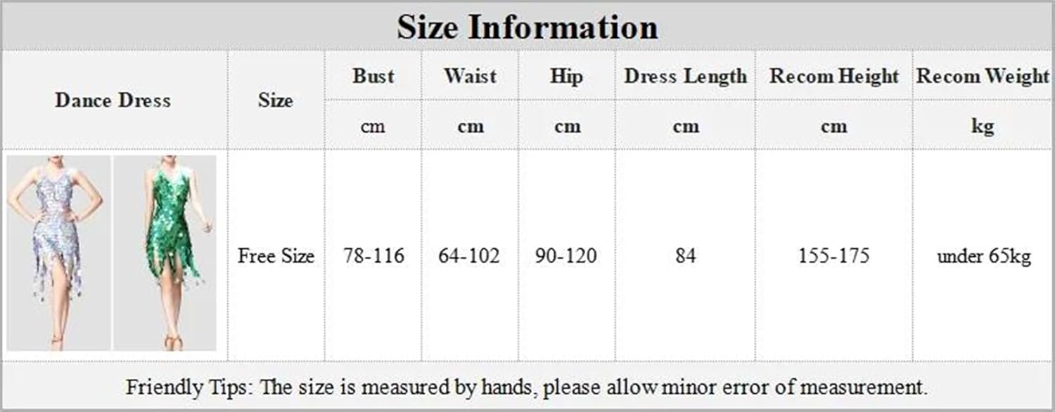Women Sequins Latin Dress Autumn Tassel Detail Comfortable Outfit Practice Training
