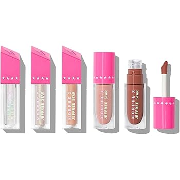Amazon Com Morphe X Jeffree Star Iconic Nudes Lip Collection 5 Piece Set Liquid Lipstick Gloss And Topper Liquid Lippies Meet High Shine Glosses In One Jaw Dropping Package Beauty