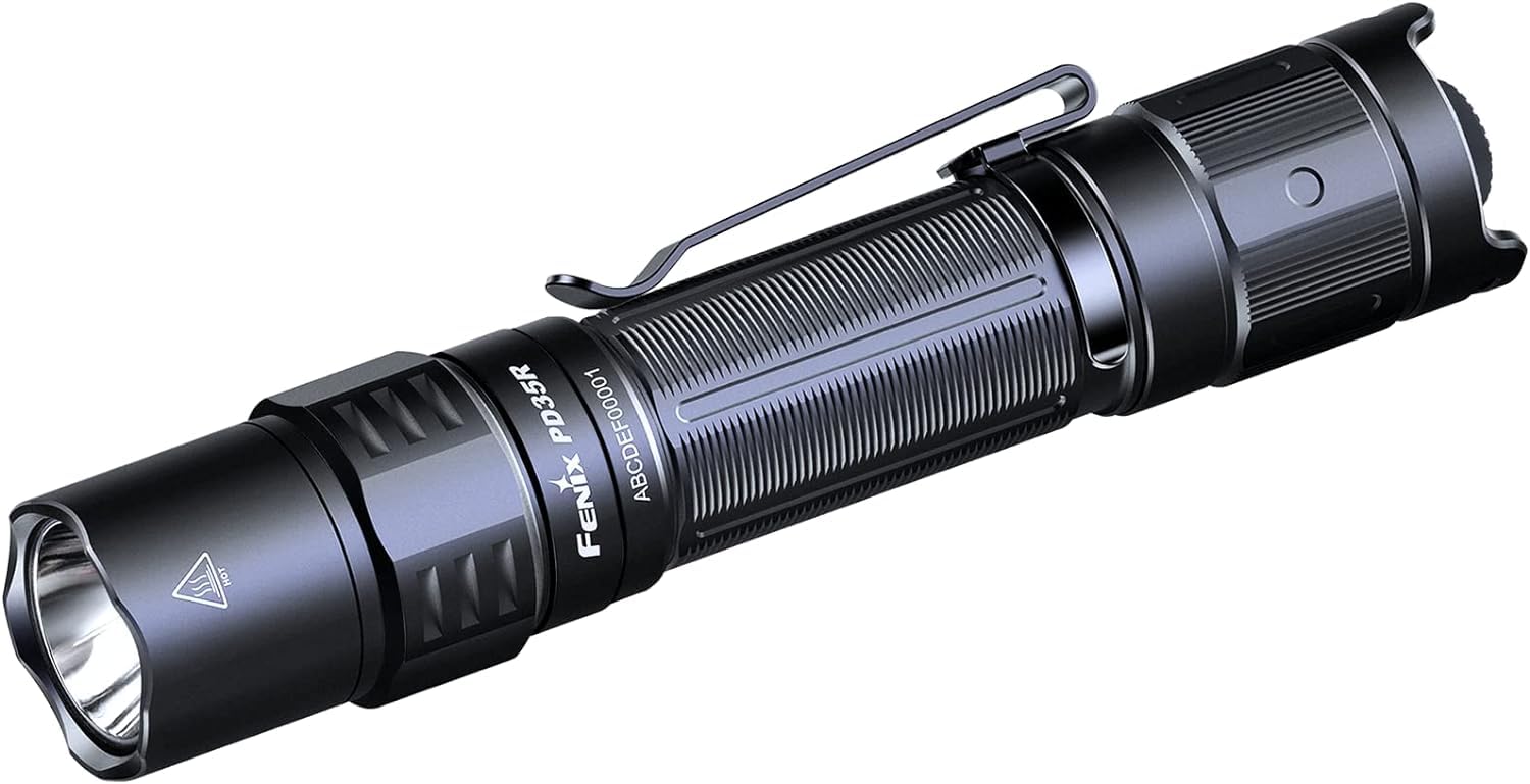 Fenix PD35R Tactical Flashlight, USB-C Rechargeable, 1700 Lumen ...