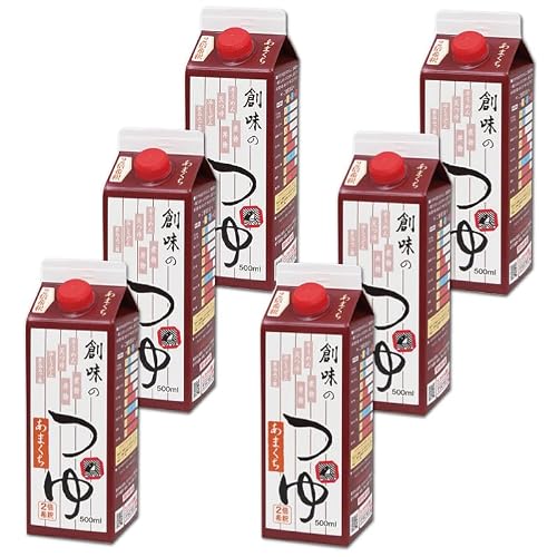 創味のつゆ あまくち 500ml×6個入り