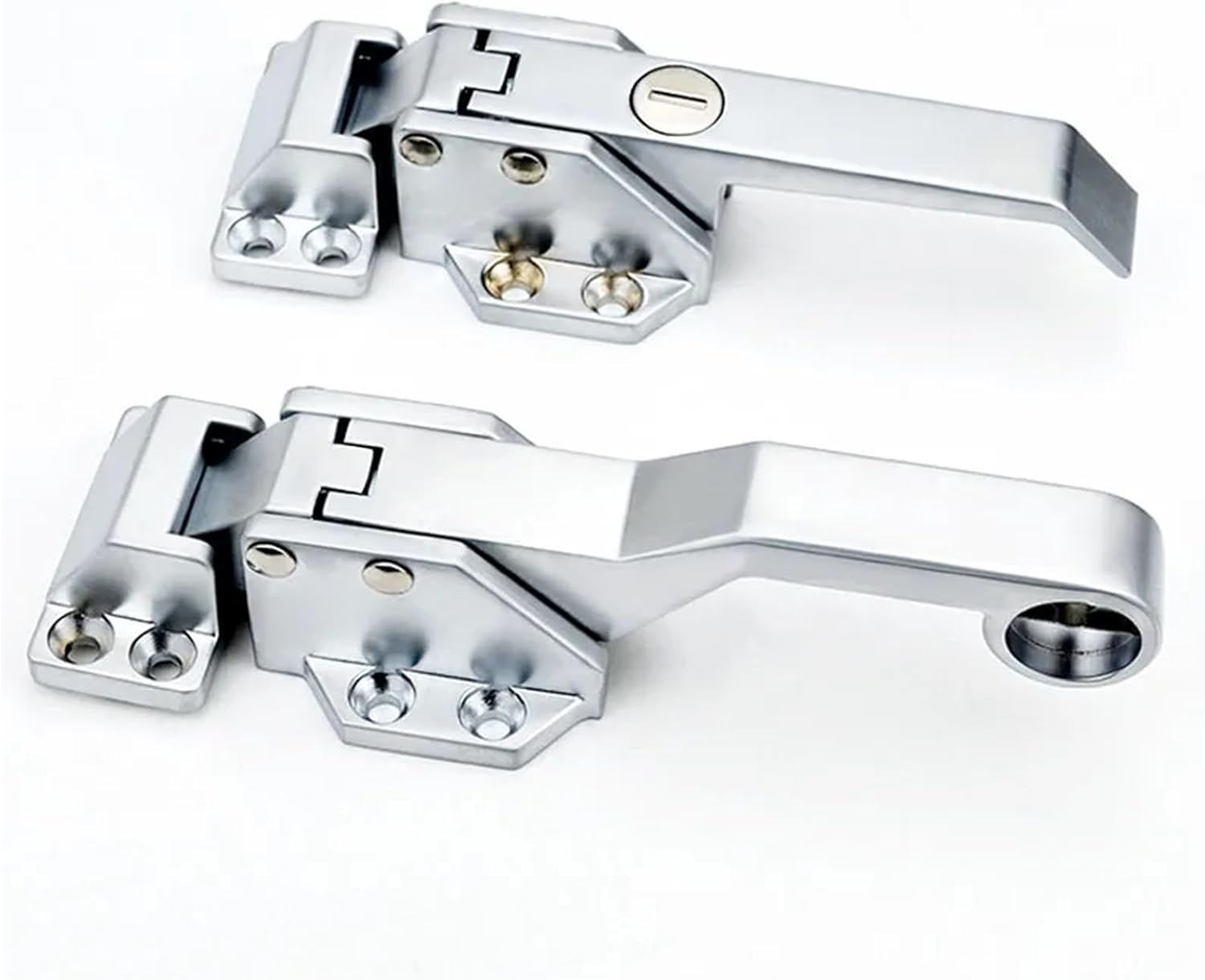 Handle Door Lock Latch Hardware Pull 1Pcs(Routine Without Key)