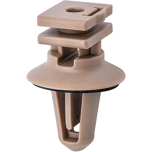 Rexka 20 piezas de retenedores de placa de desgaste con sellador de nailon marrón para BMW 51477117532 1 3 5 Series E90 E60 F30 E90