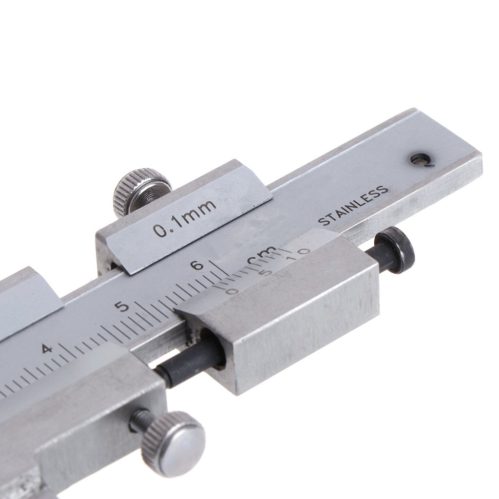 Pied à Coulisse en Acier Inoxydable pour disques de Frein Outils de Mesure 0-60mm