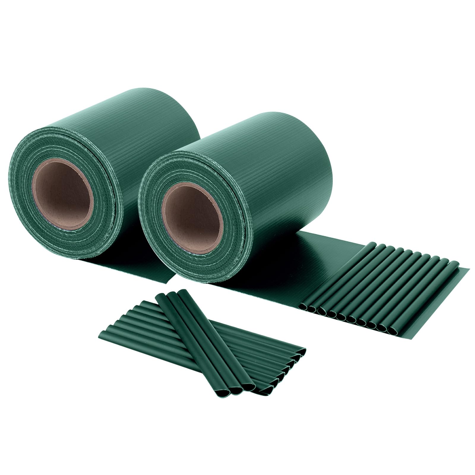 HENG FENG Brise Vue Jardin en PVC 70m x 19cm, Vert | Brise Vue pour Clôture 450g/m², Occultation Totale, Résiste UV & Intempéries, av.40 Clips, pour Jardin/Terrasse/Balcon