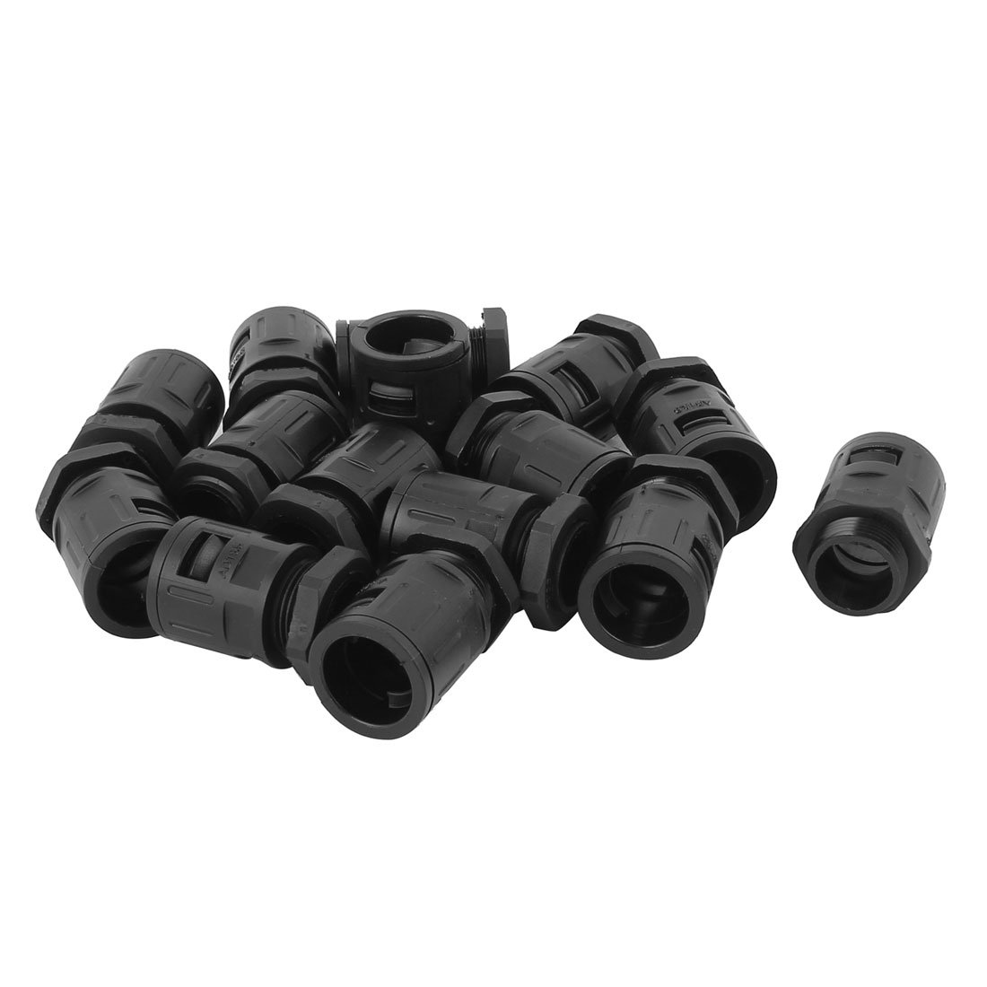 Raccordi Rapidi Per Tubo Ondulato AD18.5, Filetto PG13.5, Diametro 20mm. Confezione Da 14 Pezzi Uxcell.