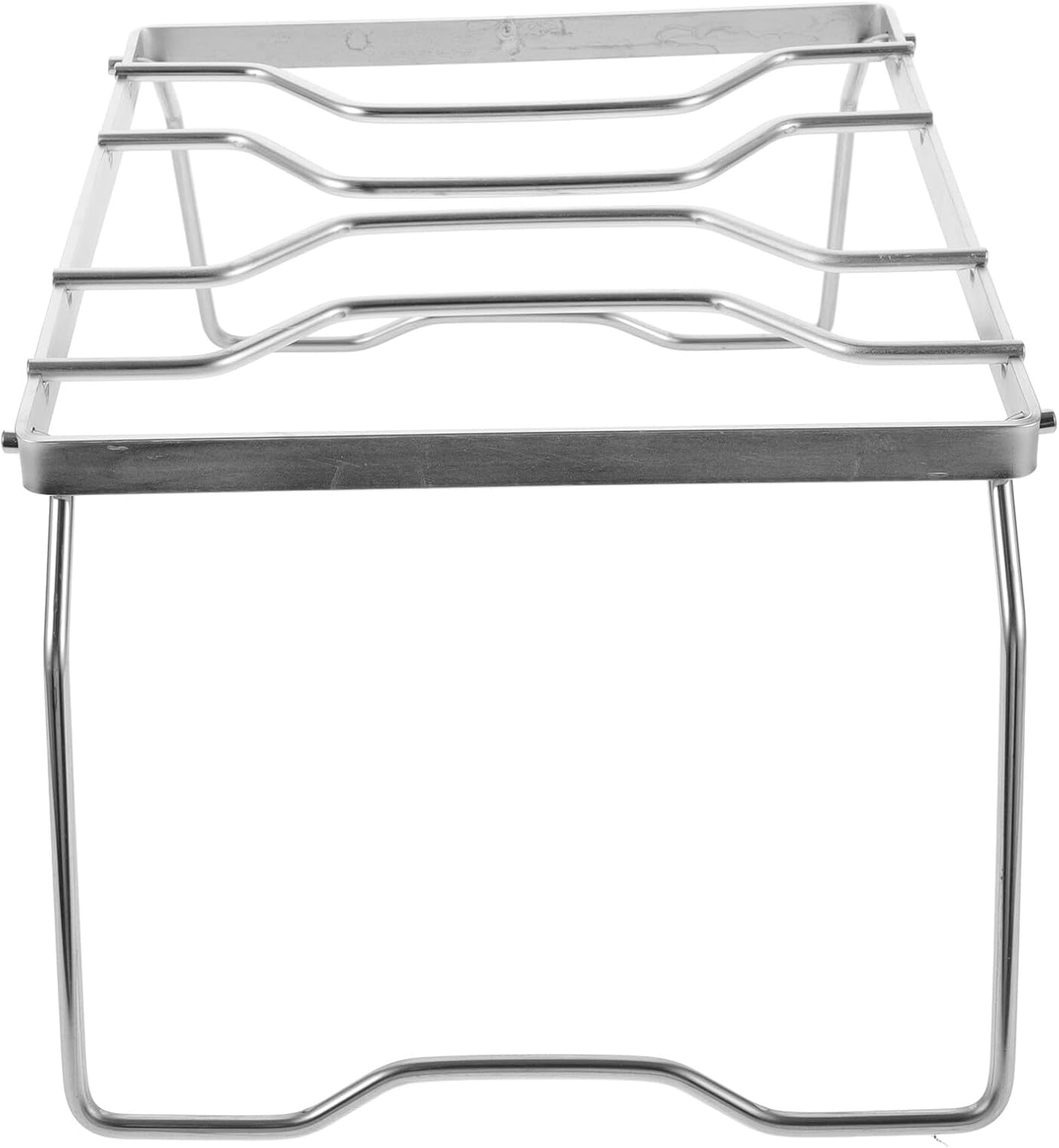 Cabilock Foldable Stainless Steel Portable Stove Stand and Campfire Grill Rack for Outdoor Camping Bbq with Multi-functional Tabletop Shelf