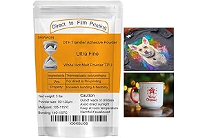 Cendale DTF Powder - Fine, Sublimation & Heat Transfer, Ultra White