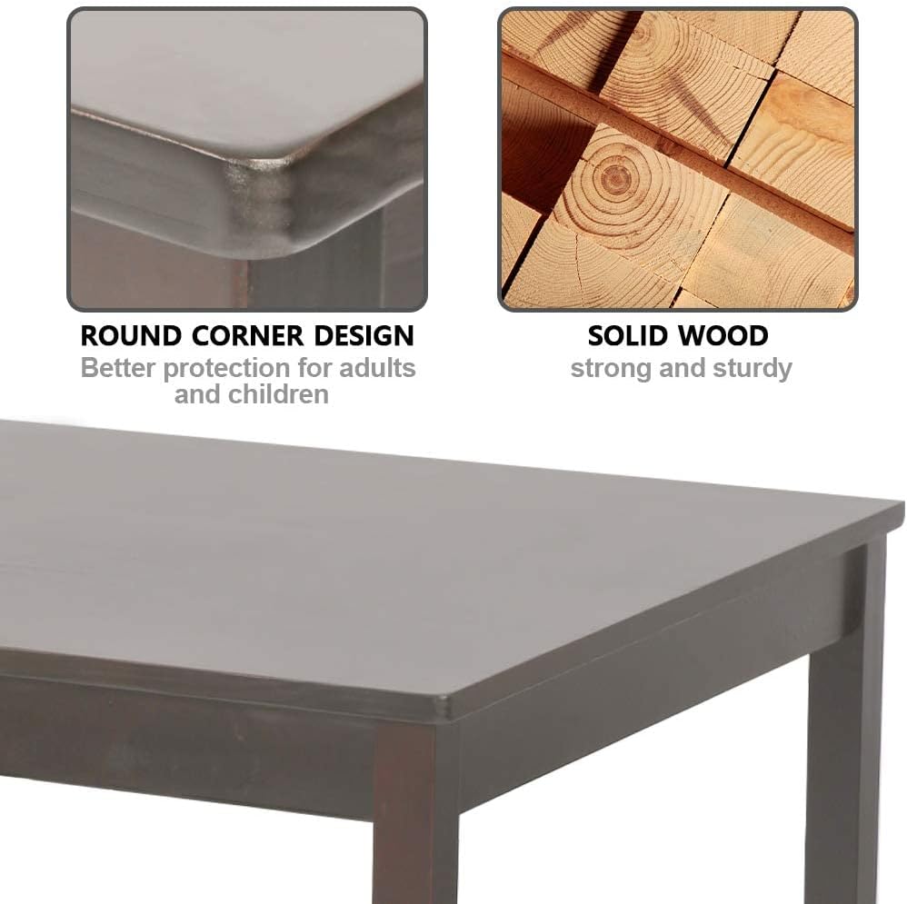 Dining Table Kitchen Table Dining Room Table Small Kitchen Table for Small Spaces Table Dinner Table Home Furniture Rectangular Modern