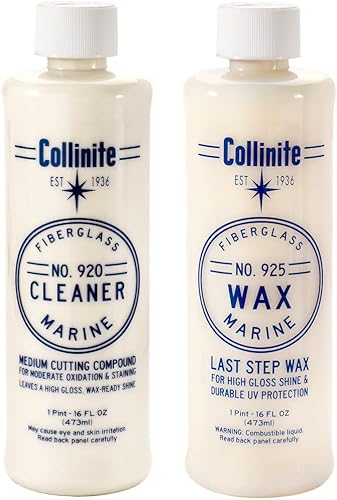 Collinite paquete de combo de limpiador de fibra de vidrio para lancha 920 y cera de fibra de vidrio para lancha 925