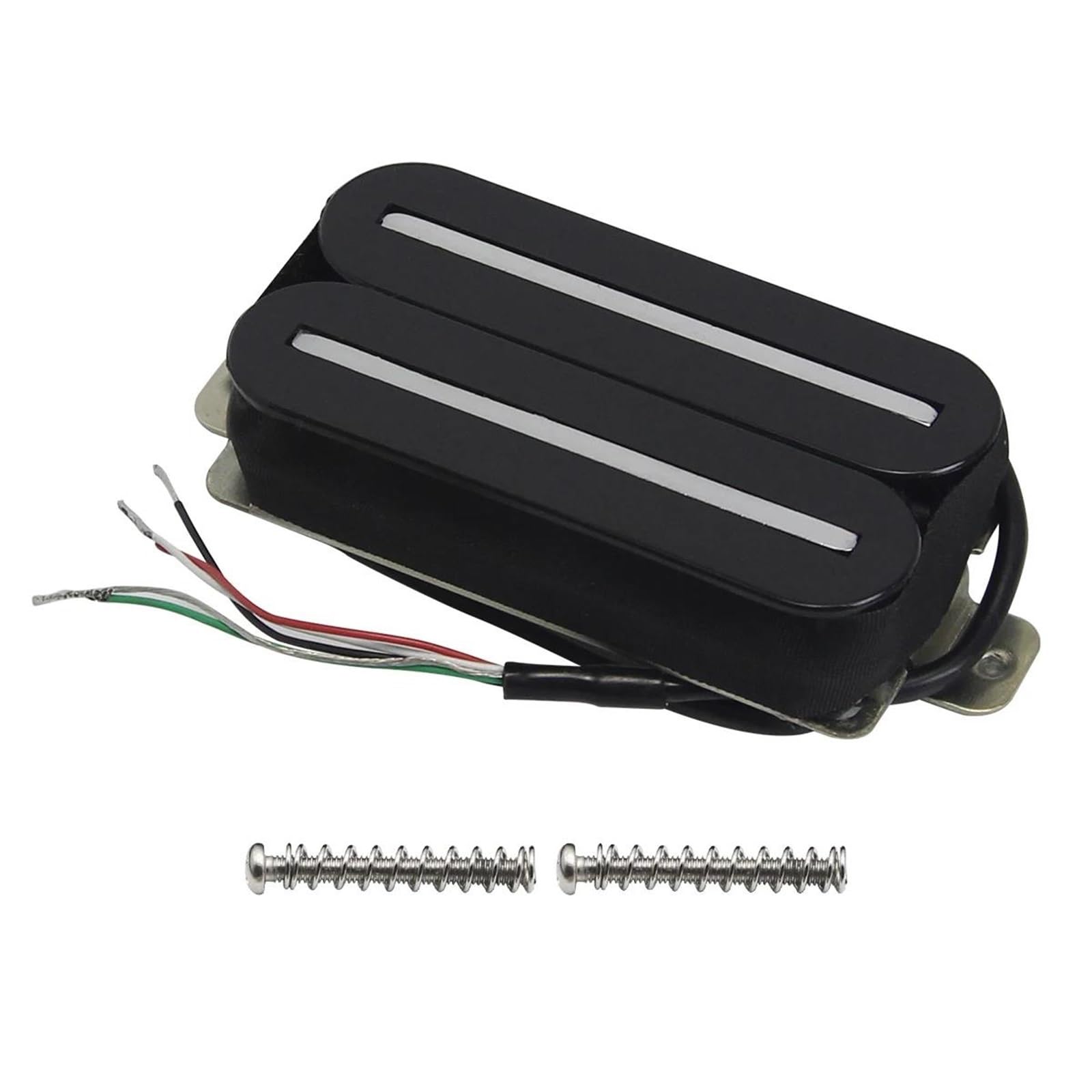 Repuestos Para Pastillas De Guitarra Pastilla De Puente Guitarra Eléctrica Doble Carril Bobina Color Negro | Pastilla de guitarra con imán cerámico de alto rendimiento