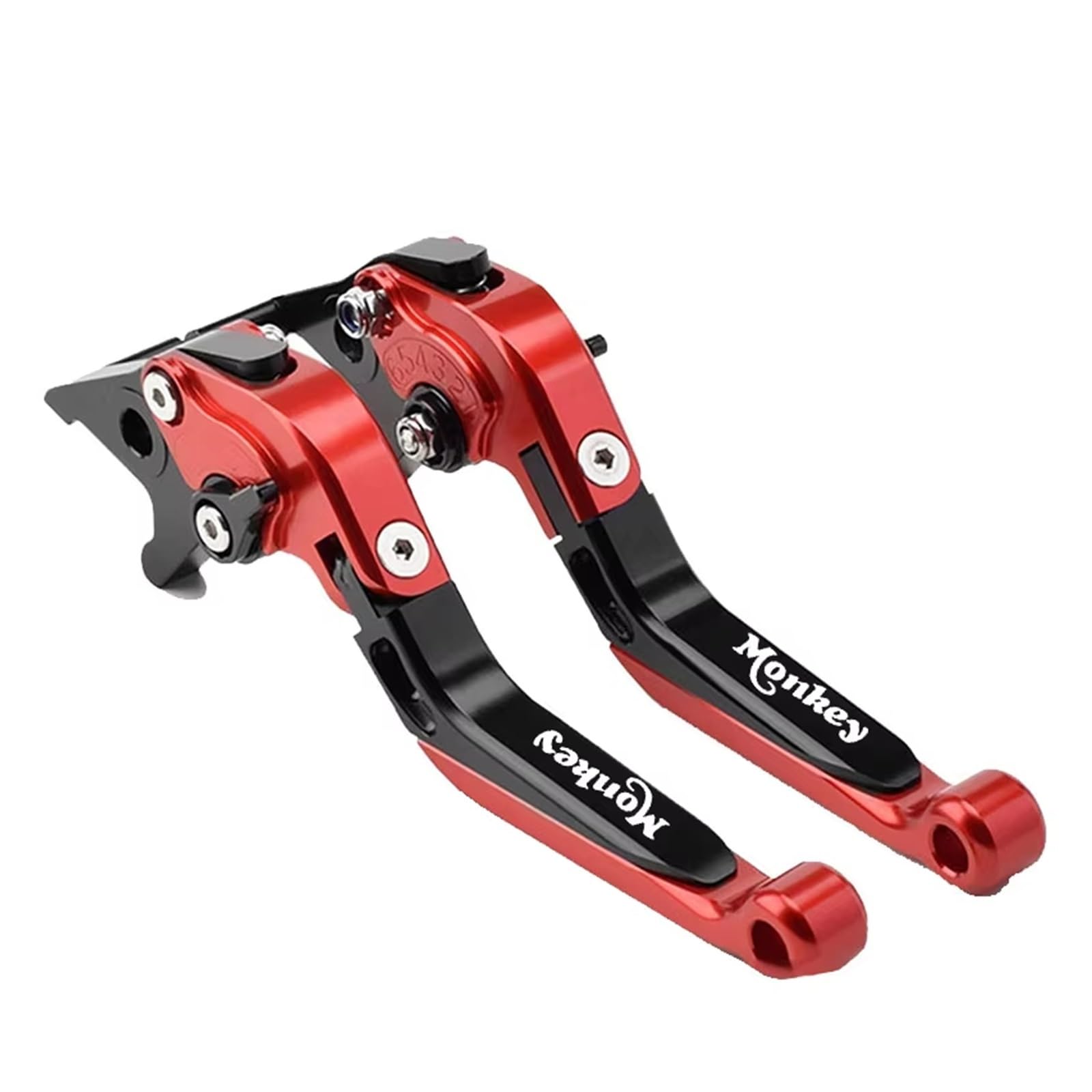 Für Honda MONKEY Z 125 2019-heute Kupplung Hebel Bremshebel Set Einstellbare Klapp Griff Hebel Motorrad Zubehör Teile(O)
