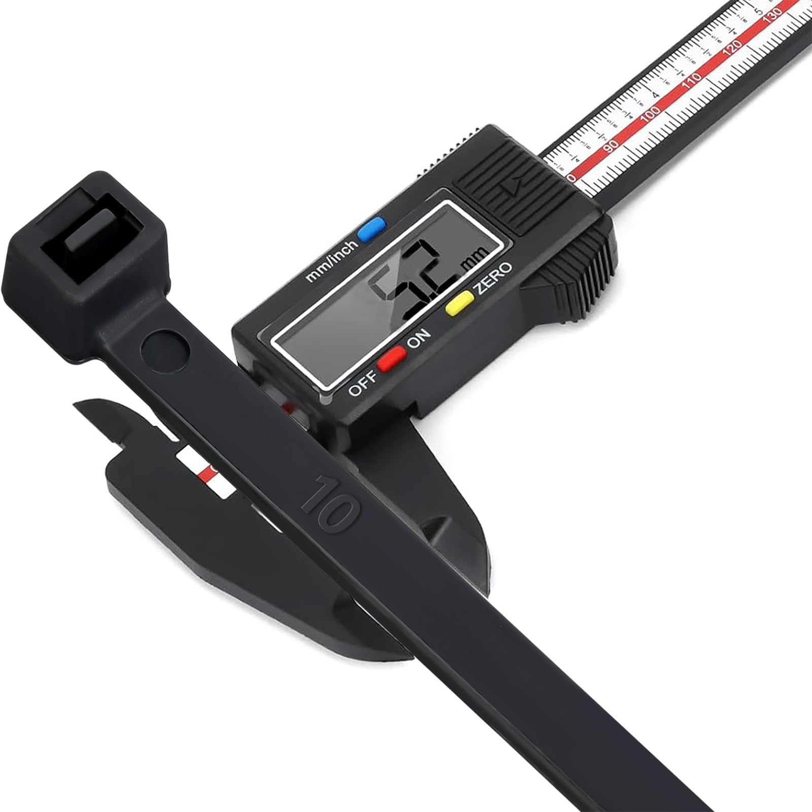 16 inch Zip Ties 100 Pcs, Long Zip Ties 16 inch, Self-Locking Large Nylon Tie Wraps for Indoor and Outdoor, Black