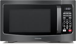 TOSHIBA EM131A5C-BS Countertop Microwave Ovens 1.2 Cu Ft, 12.4" Removable