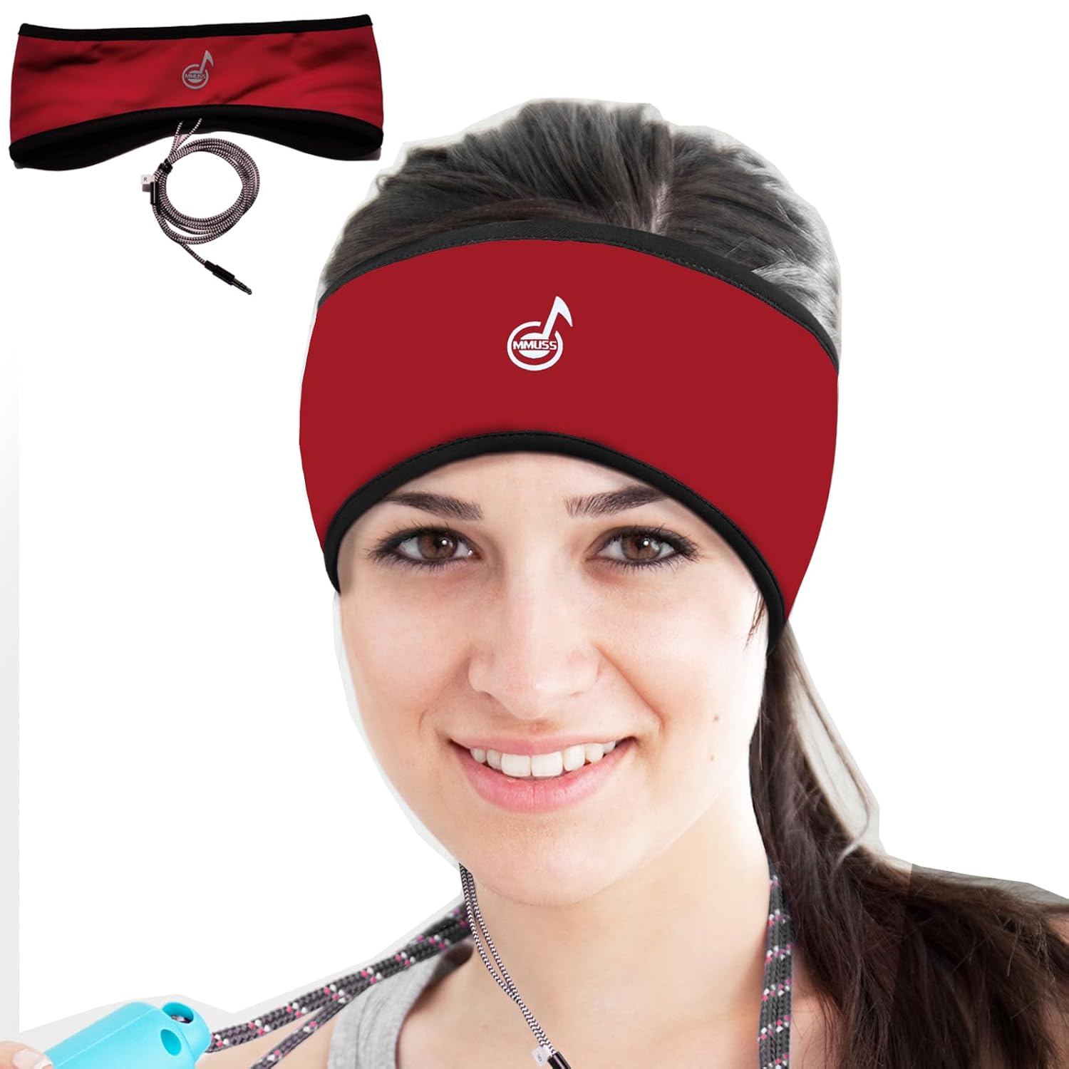 Music Headbands Premium Stretchy Head Bands with Ultra Thin Speakers for Women & Men, Non-Slip,Wear for Washing Face,Sport,Sleep,Yoga,Travel or Running.(Purple) image 5
