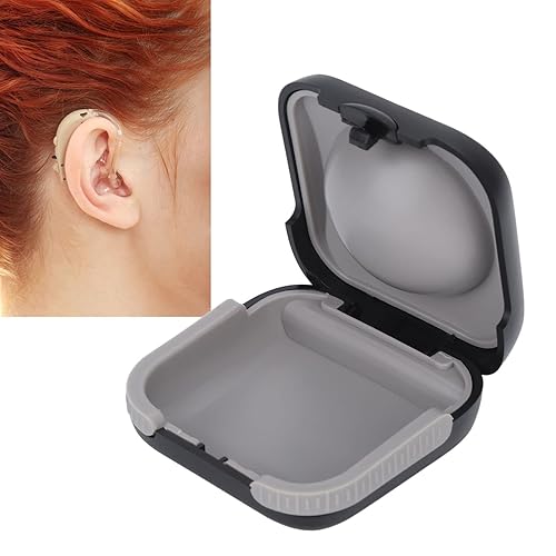 Miniatura 4 de Estuche para audífonos, caja de almacenamiento CIC resistente a los impactos portátil impermeable profesional para viajes