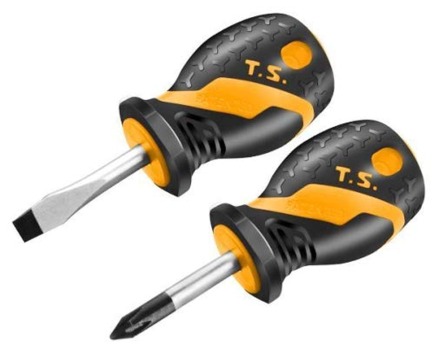 Stubby screwdriver set, 2 pieces.