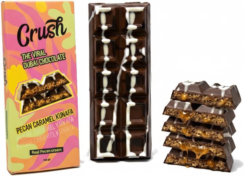 Crush Dubai Chocolate Bar (Pecan)
