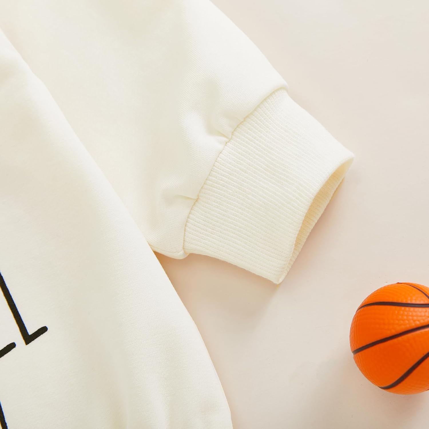 Newborn Baby Girl Boy Clothes My First Basketball Season Long Sleeve Sweatshirt Romper Cute Fall Winter Outfit - Image 5