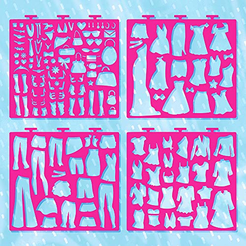 Fashion Angels Fashion Design Sketch Portfolio Artist Set With Crayons 11702, Clothing Design Sketch Pad For Beginners, For Kids 6 And Up #TOP4