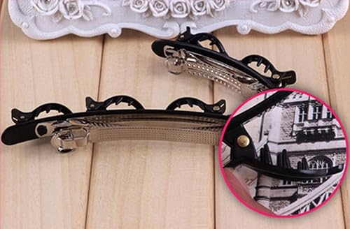 Miniatura 6 de 4 piezas de herramienta de pelo trenzado francés de moda de doble capa banda torsión clip frontal horquilla diadema herramienta de belleza accesorio