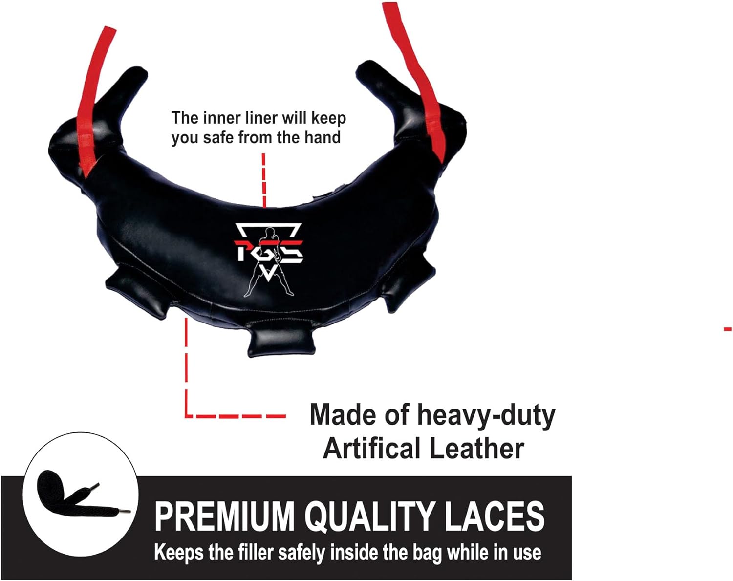 Strength Training Bag, 11LB/33LB/55LB, Fitness Sand Bag, Home Gym Weight Training, Multifunctional Workout Bag