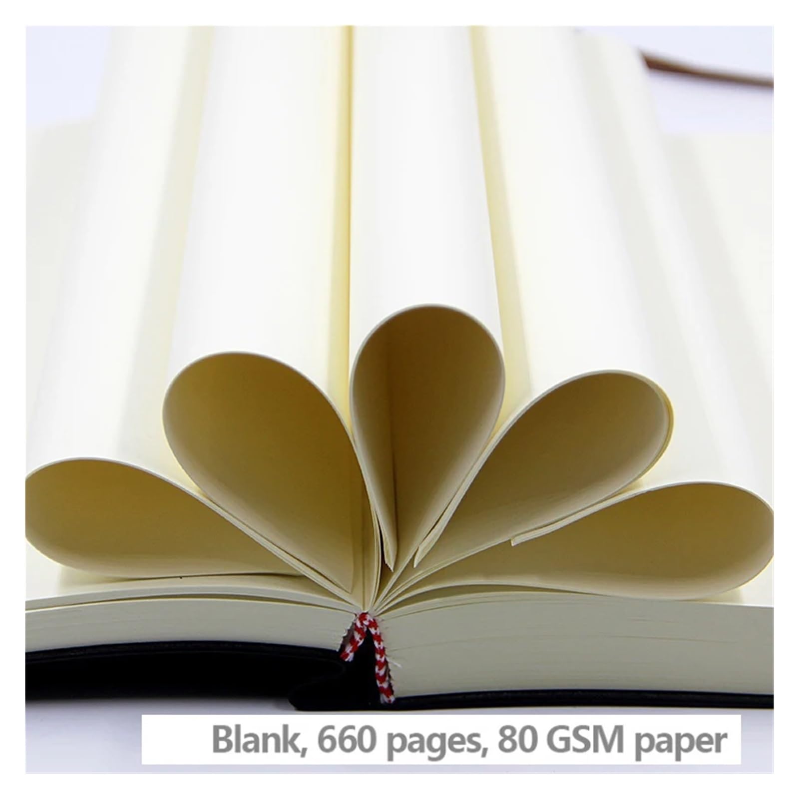 660-seitiges Skizzenbuch, extra dickes Papier for Zeichentagebuch, Besprechungsnotizen, A6/A5/A4, Künstler-Notizbuch, handgefertigtes Maltagebuch(Brown,A5 21x14.5x4.2cm)